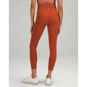 Lululemon Power Thru High-Rise Aztec Brick Yoga Leggings Women's Plus Size 20